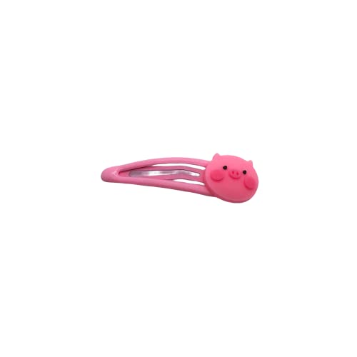 2pcs Piglet Cablel Clips Set for Women Girls Meninas Rolhos de borracha macia acessórios de cabelo fofos rosa