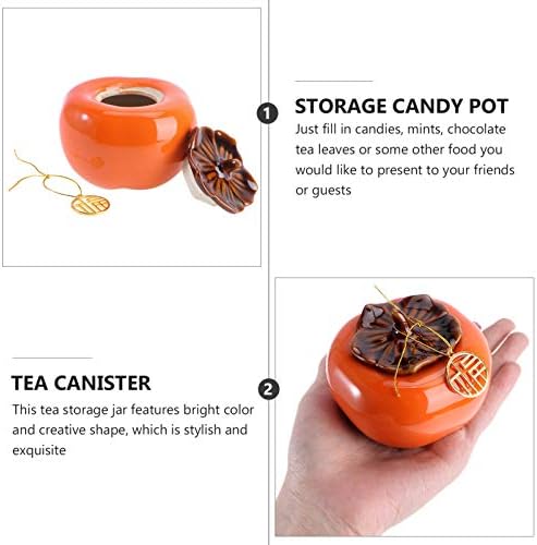 Recipiente de ornamento de cabilock Jar de armazenamento de armazenamento de cozinha calça de chá de chá de chá