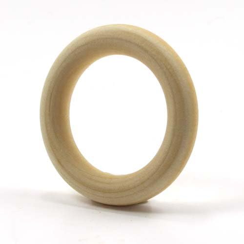 MyLittlewoodshop - PKG de 6 - anel - 1-3/4 polegadas de diâmetro externo e 1 polegada de madeira