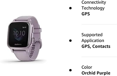 Garmin Venu Sq, GPS Smartwatch com tela sensível ao toque brilhante, até 6 dias de duração da