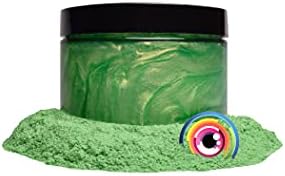 Eye Candy Premium Mica Powder Pigmment “Jade Verde” Multiplumes Furpose Arts and Crafts Additive | Trabalho de