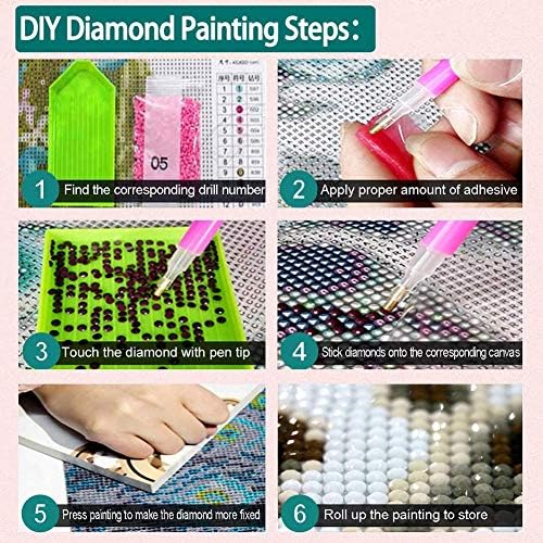 Yscolor Diamond Painting Kits Kids Iniciantes Bordados Kit de Wall Sticker Art Art Westie Dog