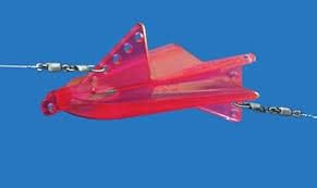 Davis Instruments Plano de Trolling para peixe -peixe - - cor rosa