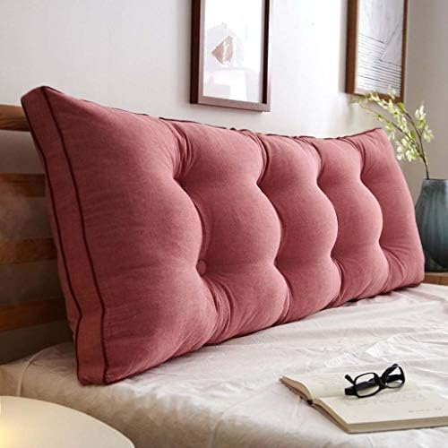 WYFDC Pillow grande de leitura de leitura removível Back Cushions Sofá Cama de cabeceira estofada tatami