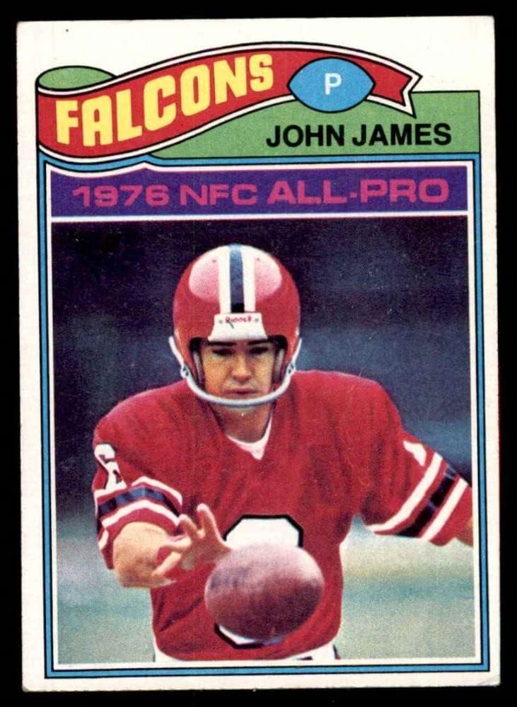 1977 Topps 120 John James Atlanta Falcons VG Falcons Florida