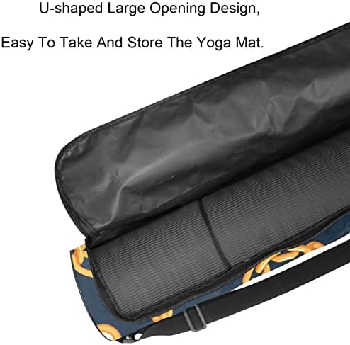 Bolsa de transportadora de tapete de ioga com cadeias de alça de ombro