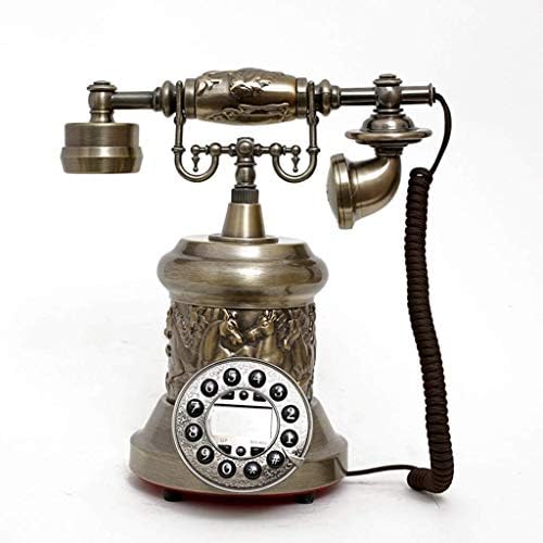 XJJZS Antigo Telefone fixo de luxo de luxo de luxo Telefone fixo com fio para hotel em casa
