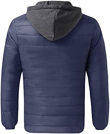 FSAHJKEE Men Hoodies Capuzes casuais para homens, com bolsos com zíper de inverno capuz completo zíper de casaco