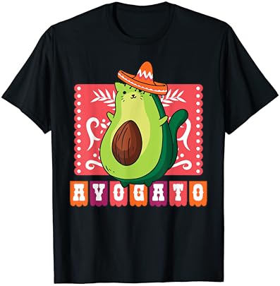 Cinco de Mayo engraçado miaw avogato gato abacate mexico