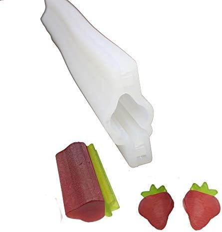 X-HaiBei Strawberry Tubo Coluna Sopa de sabonete de silicone incorporado Sabão fabricando 1 dia.