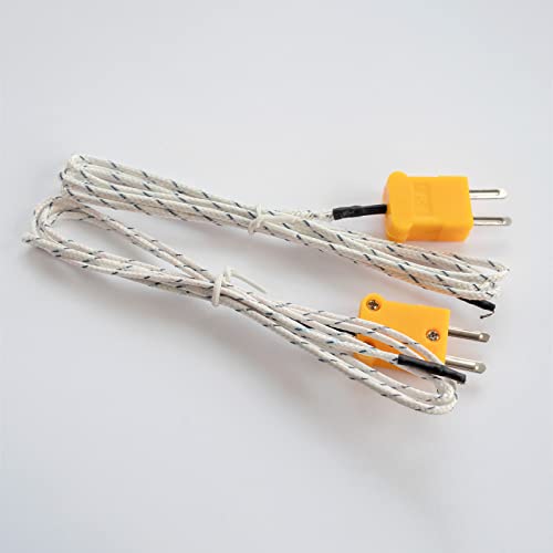 Conectores de fio de arame de termopar mini Meccanity Mini K Adaptador de plugue feminino Alta temperatura