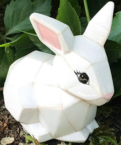 New Hampshire Craftworks Dimensional Bunny Rabbit - Pinte sua própria lembrança de cerâmica