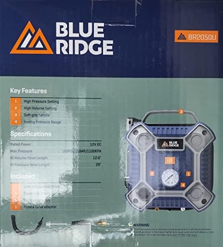 Blue Ridge Tools 12V DC Multi Fins Fins Fitais