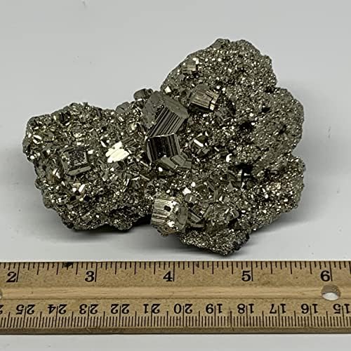 WATANGEMS 435,3 gramas, 3,7 x 2,7 x 1,8 , amostra mineral de cristal de cluster não tratada não tratada, encerrada,