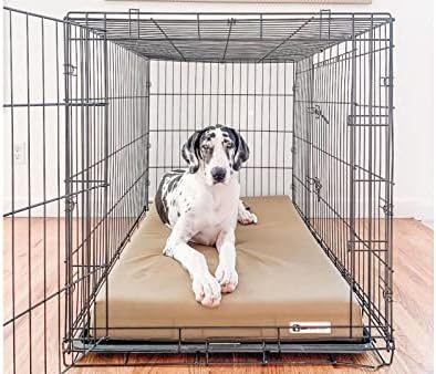 Big Barker Ortopedic 4 Dog Crate Pad encerra 48 x 30 Crate - resistente à prova d'água e ruptura - Cobertura