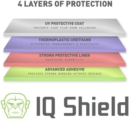 Protetor de tela do IQ Shield Compatível com Samsung Galaxy Notepro Liquidskin Anti-Bubble Clear Film