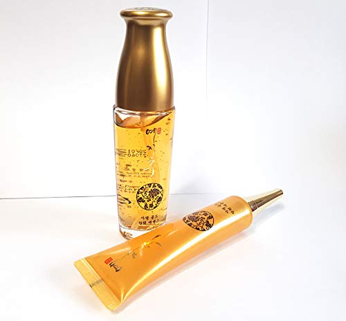 [Yezihu] Gold Firming Essence 50ml + Presente 40ml / componente de ouro puro / cosméticos coreanos