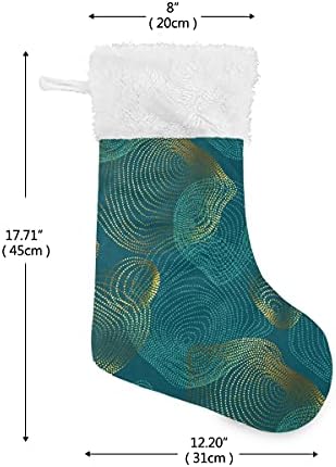DOMICKING GEOMETRIC AVEAL CLASSE Classic Classic Grandes meias de Natal personalizadas decorações de meia