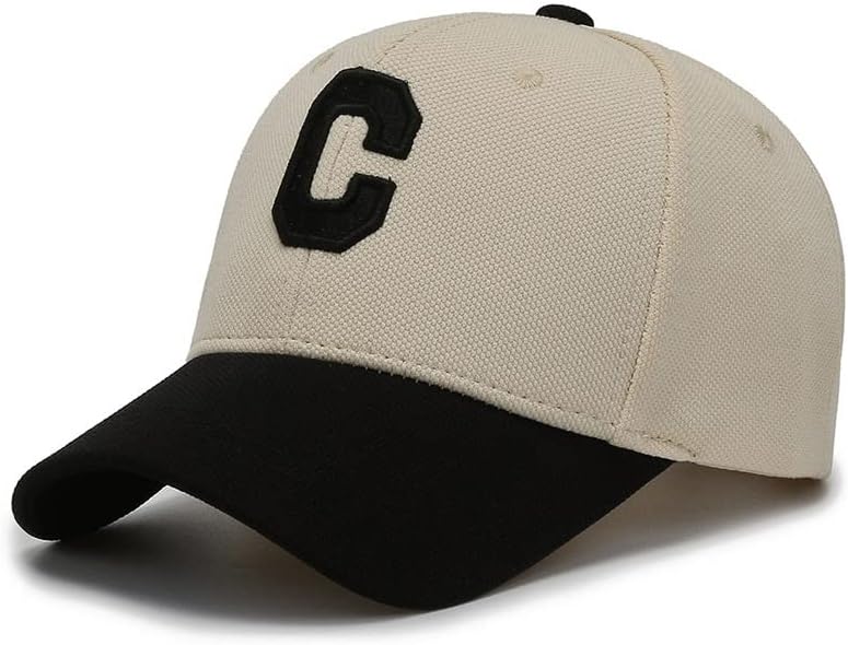 Baseball Cap letra vintage c clipe ajustável para o chapéu de beisebol universal fit