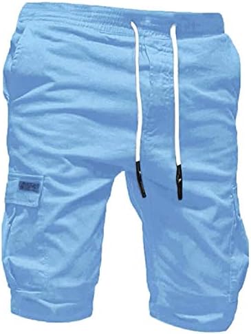 Shorts para homens Summer casual Sport Pure Bandagem colorida casual calça de moletom solteira calça de cordão