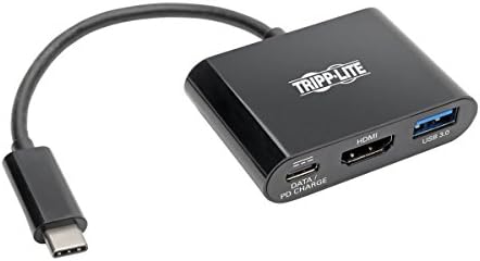 Tripp Lite USB C a HDMI Multiator Adapter Converter com hub USB PD Charging USB tipo C 4K @ 30Hz Thunderbolt