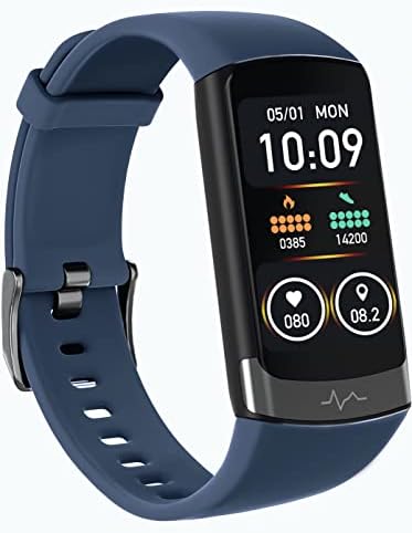 MorePro Health Smart Watch, Fitness Tracker com freqüência cardíaca e monitor de pressão arterial, VCR e relógio