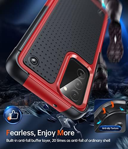 Leyi para o galaxy A03S Caixa de telefone, capa de telefone Samsung AO3S com protetores de tela [2