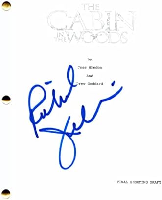 Richard Jenkins assinou autógrafo a cabine na floresta completa roteiro de filme - co -estrelado: Bradley