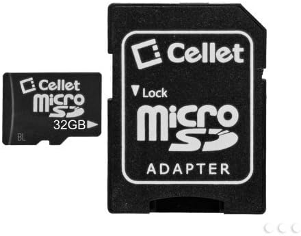 O cartão SDHC do CellET 32GB BlackBerry 8230 Pearl Micro SDHC é formatado personalizado para gravação digital