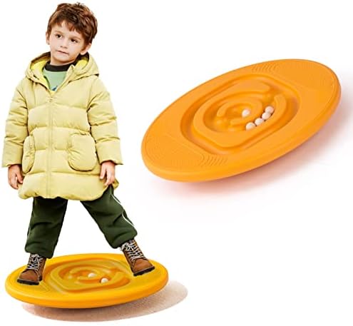 WOBBLE BALAND Board for Kids Plástico Rocker Maze Board com 5 bolas Max Load 220lb Toddler Fisioterapy Toy