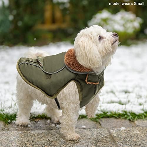 Casaco de inverno para cachorro - roupas de cachorro quentes de cães para chuva de neve, tempo