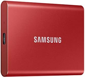 Samsung T7 SSD portátil - 2 TB - USB 3.2 Gen.2 Externo SSD Metallic Red