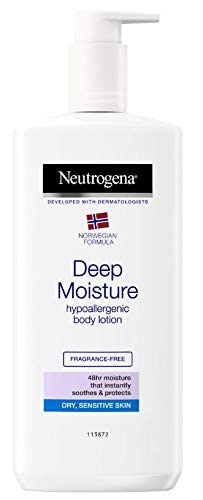 Fórmula norueguesa de neutrogena Deep hipoalergênico loção para a pele seca -