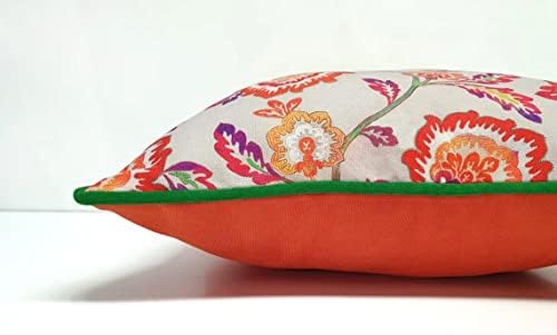 Capa de travesseiro de estampa floral polonesa de dekorinyo - travesseiro de arremesso de arremesso de chumbo