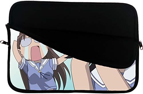 Azumanga Daioh Anime Laptop Saco de Laptop 15 polegadas com Mousepad Surface - Laptop Case Saco de
