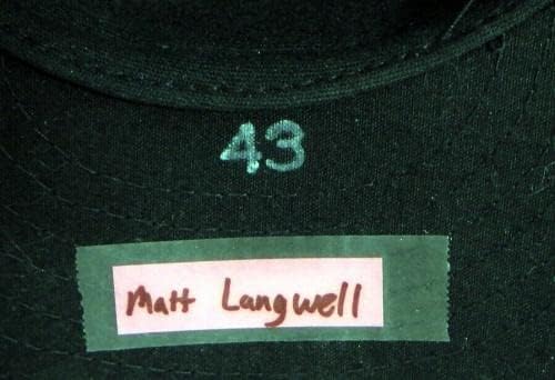 2013 Arizona Diamondbacks Matt Langwell 43 Game usou Black Hat 7.375 DP22865 - Chapéus MLB