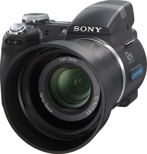 Câmera digital Sony Cybershot DSC-H5 7,2MP com zoom de estabilização de imagem óptica de 12x
