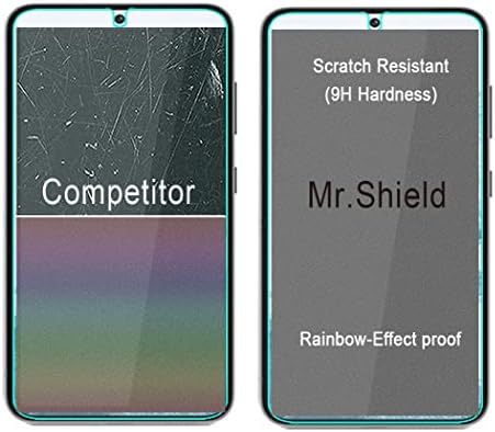 Mr.Shield [3-Pack projetado para o Samsung Galaxy S23+ 5G / Galaxy S23 Plus 5G [Imprint desbloqueado