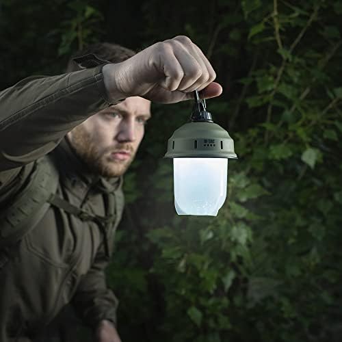 Lanterna recarregável M -TAC - luz LED portátil com 3 modos - lanterna de acampamento para externo e jardim