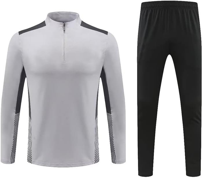 Formd Stand Collar Half-Zip Sweetshirt Conjunto de outono e inverno Treinamento de treinamento