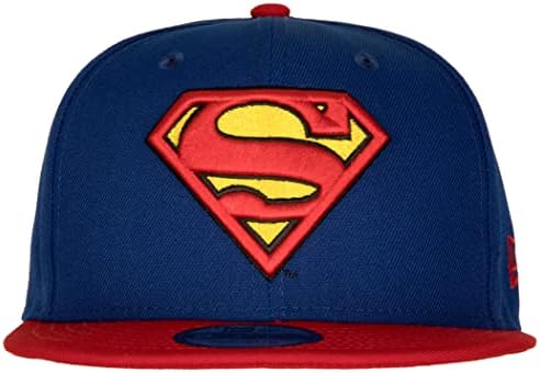Novo Era Superman Classic Logo 9Fifty Ajusta Hat Blue