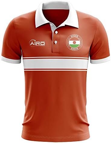 Airosportwear niger conceito listra polo futebol camiseta de futebol de futebol - crianças