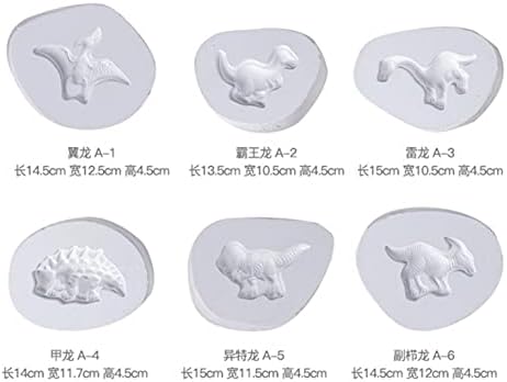 Welliest 1 Set Dinosaur Molds Ceramic Mold Diy Art Art Mold Cartoon Cramp e molde de corcunda - Stlye A - 6 -
