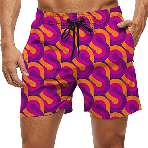 Miashui l shorts de calça de banho masculina esportes de banho rápidos de praia seca 5/4 shorts