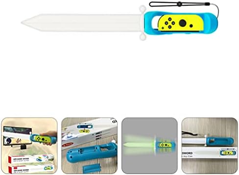 Solustre LED Game Sword Led Luminous Sword Compatível para Switch Direito Gamepad
