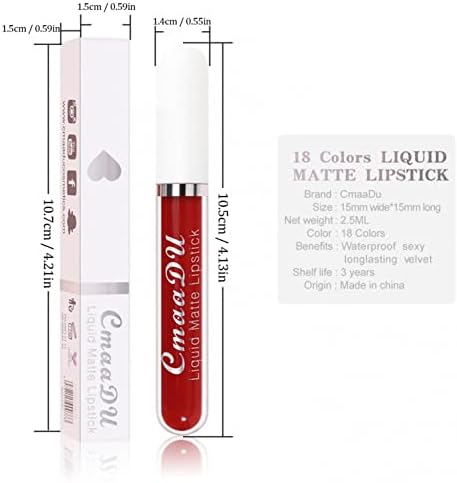 Mllkcao 18 Color Lipstick Beauty Makeup Sexy Hidratante Hidratante Limbo Lip Lip Gloss Matte Lipstick Plumpe