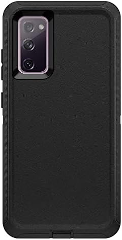 Caso de zagueiro compatível com o caso 5G do Samsung Galaxy S20 Fe - Black