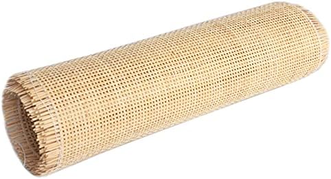 Feyart 6x6 malha quadrada de cana 20 polegadas x 6,5 pés, grande rolo de correia de cana de vime