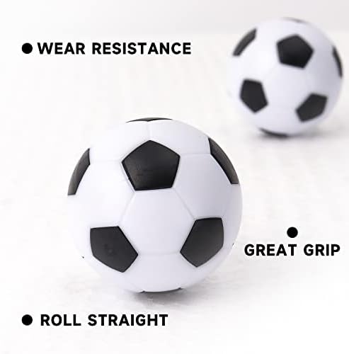 Bolas de substituição de mesa de pebolim GSE, bolas de futebol de futebol de mesa de 36 mm para acessórios de mesa