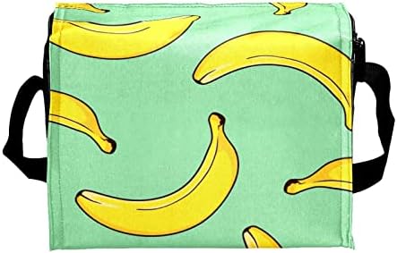 Guerrotkr Lunchag Women, lancheira para homens, lancheira feminina, banana